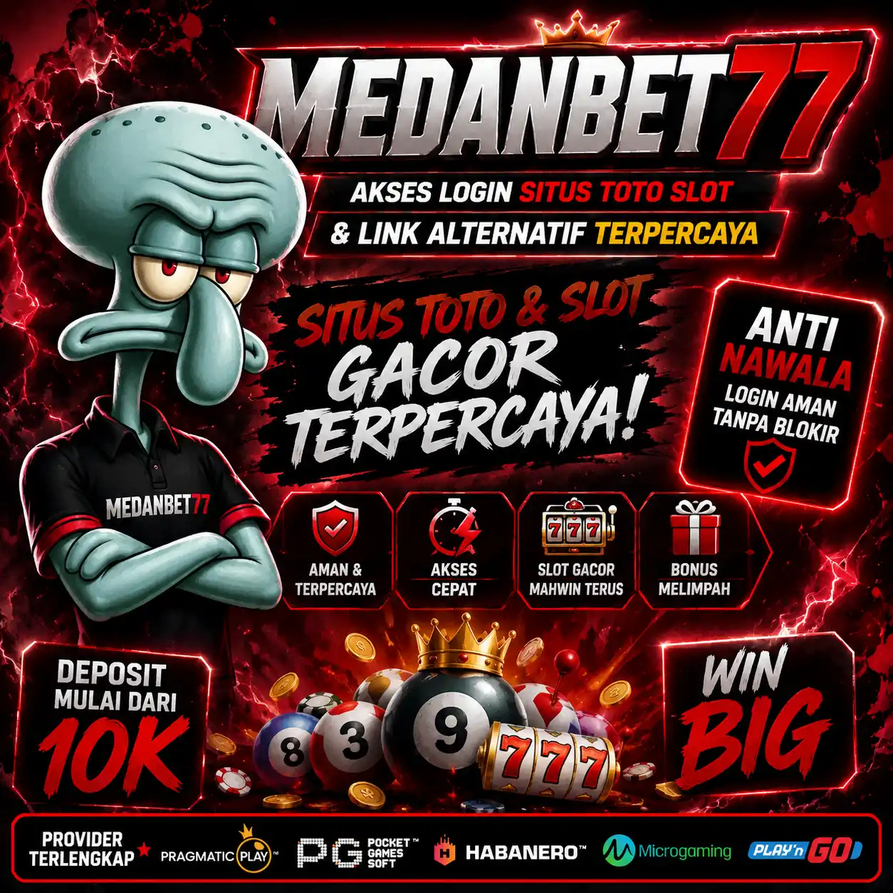 MEDANBET77 akses login situs toto slot link alternatif toto togel resmi